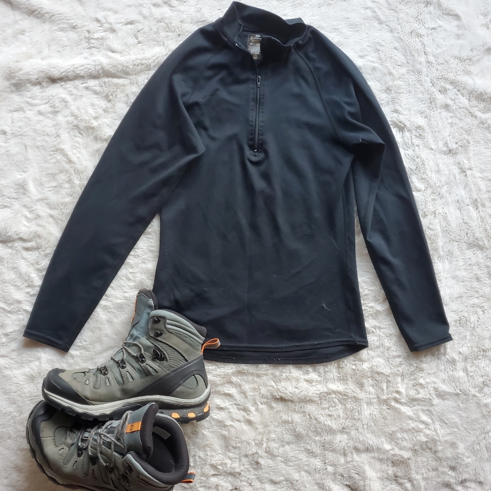 Champion Women's Black Quarter Zip